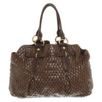 Miu Miu Shoulder bag Leather in Brown