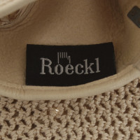 Andere merken Roeckl - haak handschoenen met lederen bekleding