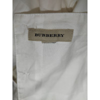 Burberry Robe en Coton en Blanc