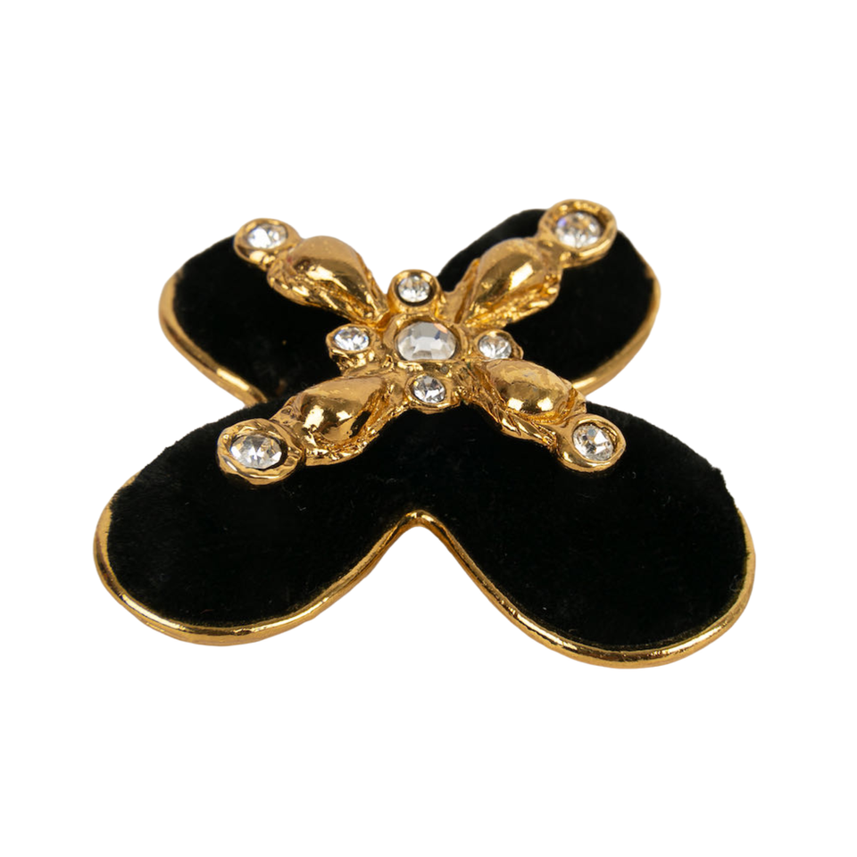 Christian Lacroix Brooch in Black