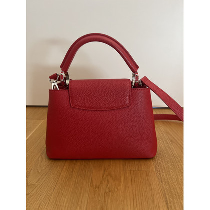 Louis Vuitton Capucines BB27 Leather in Red