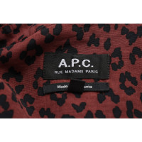 A.P.C. Vestito in Viscosa in Bordeaux