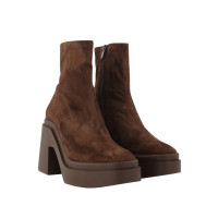 Clergerie Bottines en Cuir en Marron