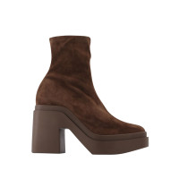 Clergerie Bottines en Cuir en Marron