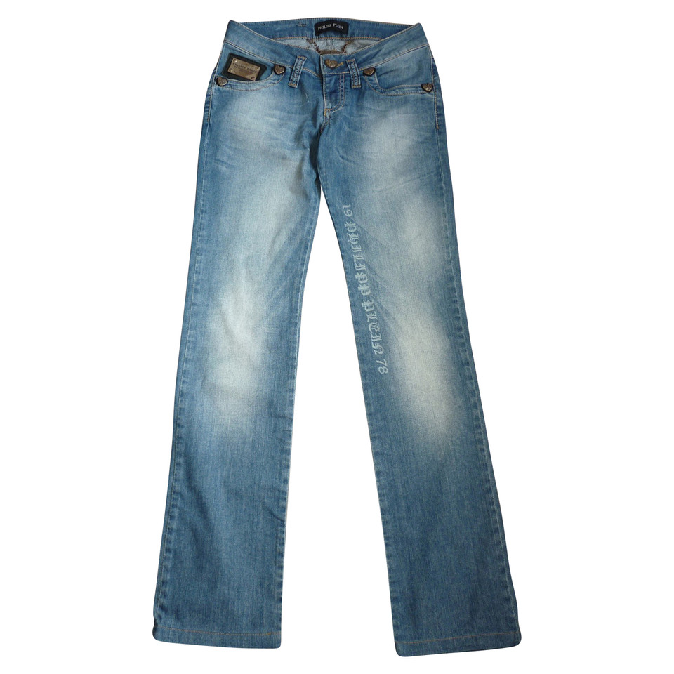 Philipp Plein Jeans aus Baumwolle in Blau