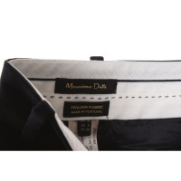 Massimo Dutti Hose aus Wolle in Blau