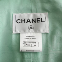 Chanel Jacke/Mantel in Grün