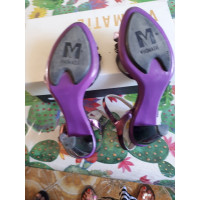 Vic Matie Sandals Leather in Violet