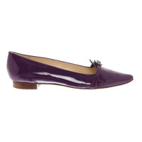 Aigner Slippers/Ballerinas Patent leather in Violet