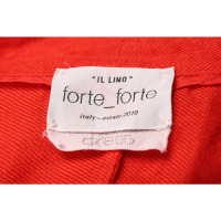 Forte Forte Jumpsuit Linnen in Rood