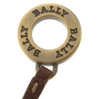 Bally Armreif/Armband aus Leder in Braun