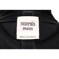 Hermès Blazer aus Viskose in Schwarz