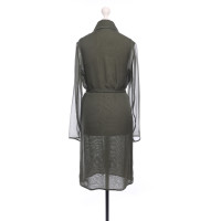 Diane Von Furstenberg Jacket/Coat Silk in Olive