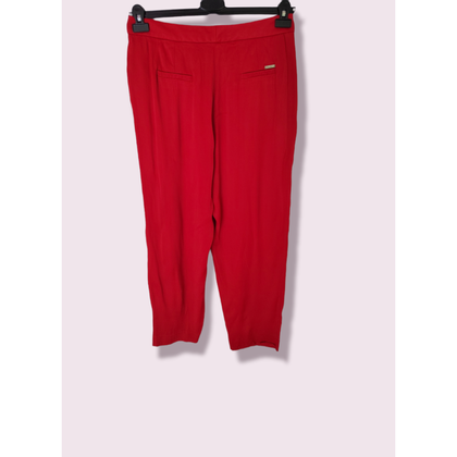 Guess Trousers Viscose in Red