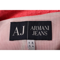 Armani Jeans Blazer aus Baumwolle in Rosa / Pink