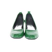 Marc By Marc Jacobs Slippers/Ballerinas Patent leather in Green