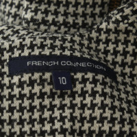 French Connection Robe en gris / noir