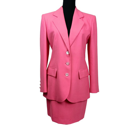 Alberta Ferretti Anzug aus Wolle in Rosa / Pink