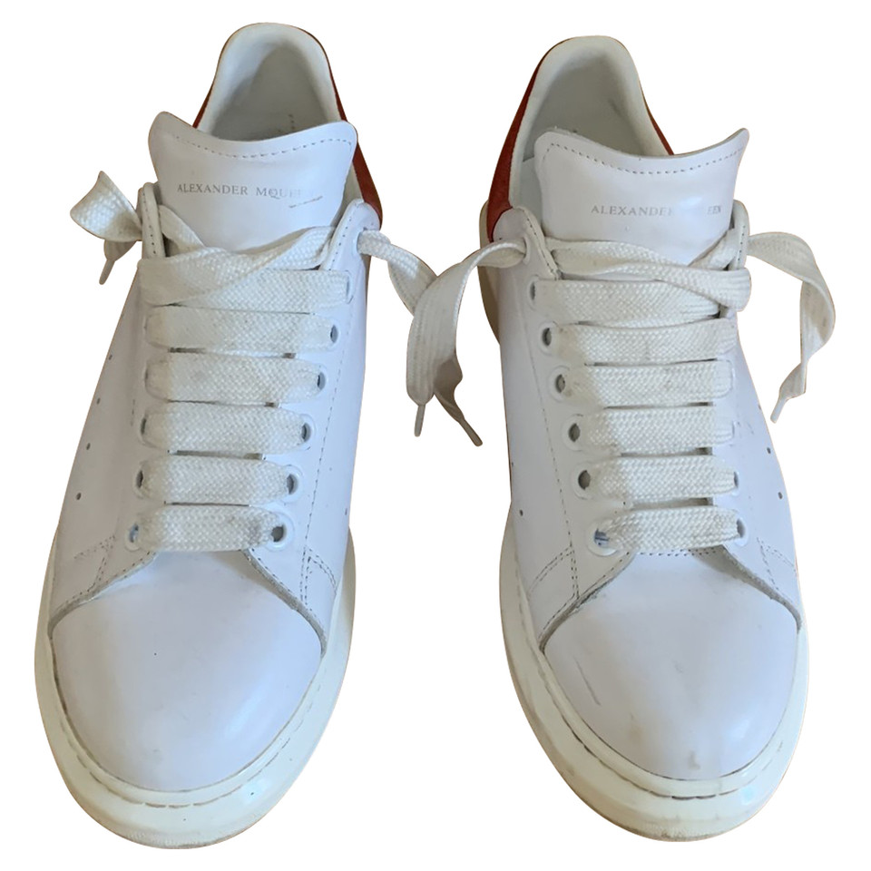 Alexander McQueen Lace-up shoes Leather in White