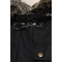 Belstaff Jacke/Mantel aus Baumwolle in Schwarz