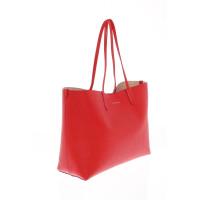 Alexander McQueen Shopper Leather in Red