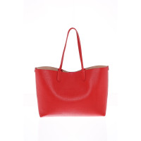 Alexander McQueen Shopper Leather in Red