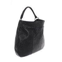 Bottega Veneta Shopper Leather in Black