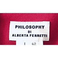 Philosophy Di Alberta Ferretti Rock aus Baumwolle in Rosa / Pink