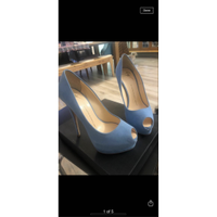 Giuseppe Zanotti Wedges aus Wildleder in Blau