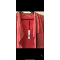 Elie Tahari Kleid aus Wildleder in Rot