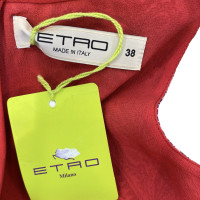 Etro Dress Silk in Red