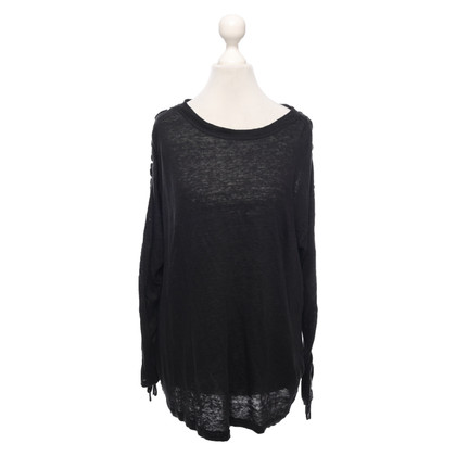 Iro Top Linen in Black