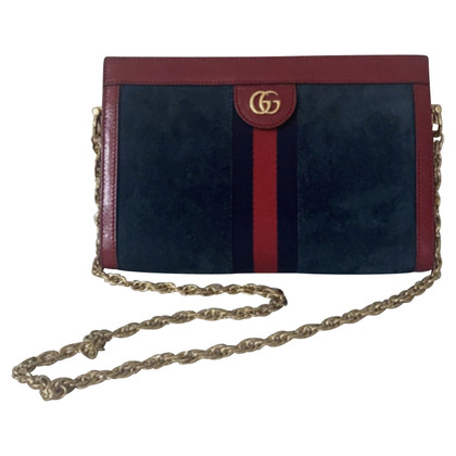 Gucci Ophidia small shoulder bag Leather in Blue