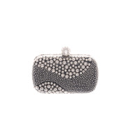 Mcqueen, Alexander Clutch Leer in Zwart