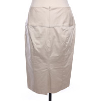 Turnover Skirt Cotton in Beige
