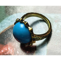 House Of Harlow Ring Gilded in Turquoise