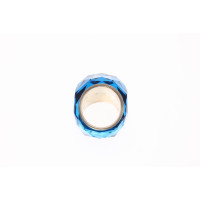 Swarovski Ring aus Glas in Blau
