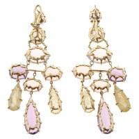 H. Stern Earrings with gemstones