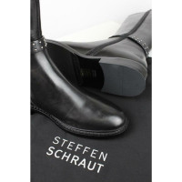 Steffen Schraut Stiefel aus Leder in Schwarz