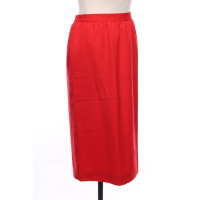 Guy Laroche Skirt Wool in Red