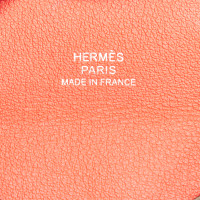 Hermès Bastia Leer in Grijs