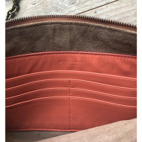 Bottega Veneta Clutch Bag Leather in Beige