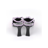 Karl Lagerfeld Sandals Leather in Violet