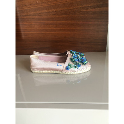 Christian Dior Slippers/Ballerinas Cotton in Pink