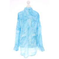 Bimba Y Lola Top Silk in Blue