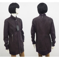 Arma Jacket/Coat Leather in Violet