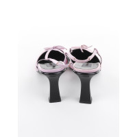 Karl Lagerfeld Sandalen Leer in Violet