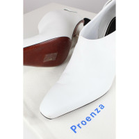 Proenza Schouler Stiefeletten aus Leder in Weiß