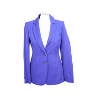 Karen Millen Jacke/Mantel aus Viskose in Blau