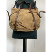 Hogan Shoulder bag Suede in Ochre